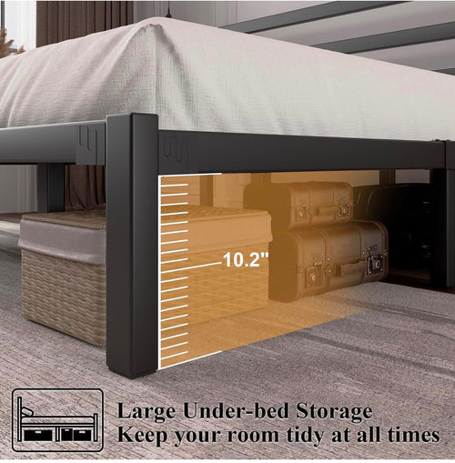 King Size Metal Bed Frame with Headboard
